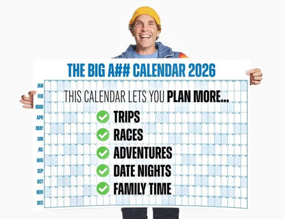 Cilifer®The Big A## Calendar 2026 - Design Your Amazing 2026!🏃