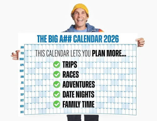Cilifer®The Big A## Calendar 2026 - Design Your Amazing 2026!🏃