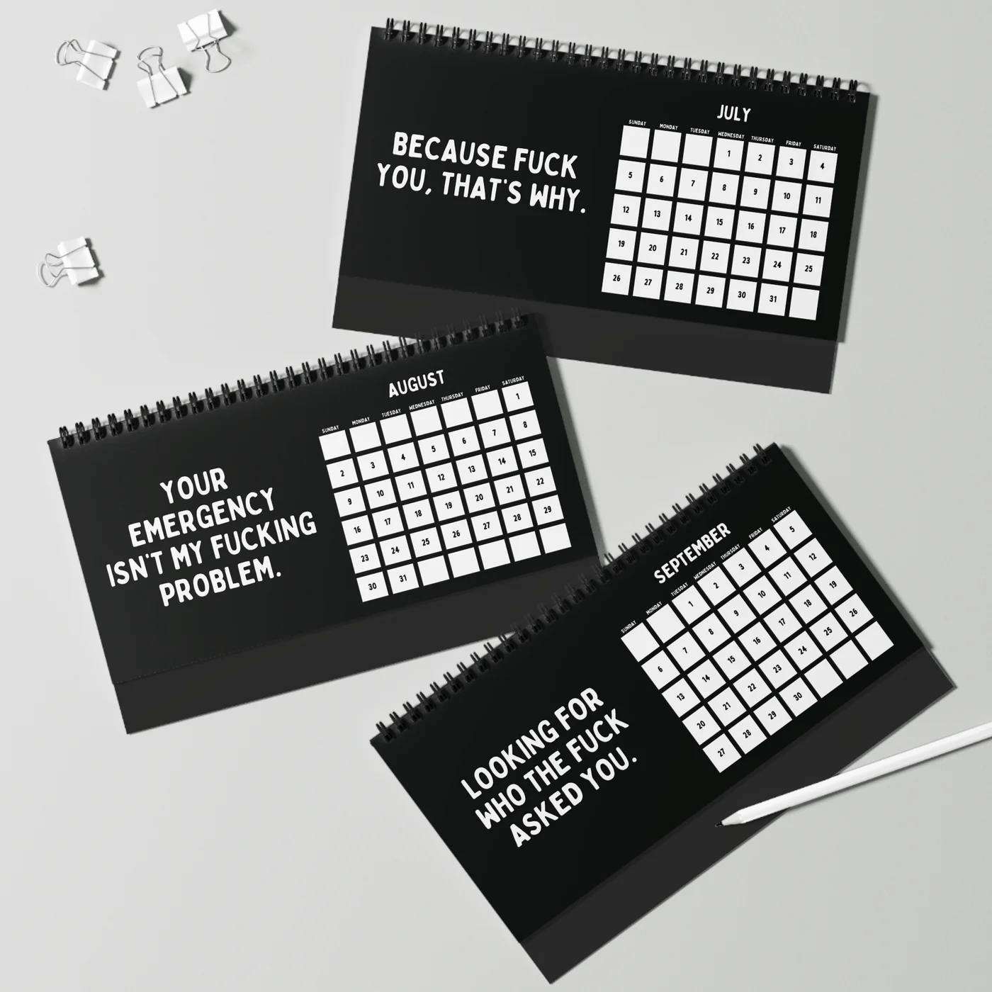Cilifer®2026 Things I Want To Say At Work Desk Calendar