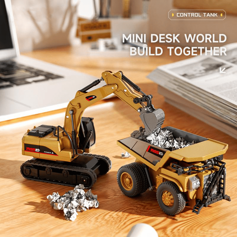 Cilifer®🚜 1:64 Premium Alloy Mini RC Construction