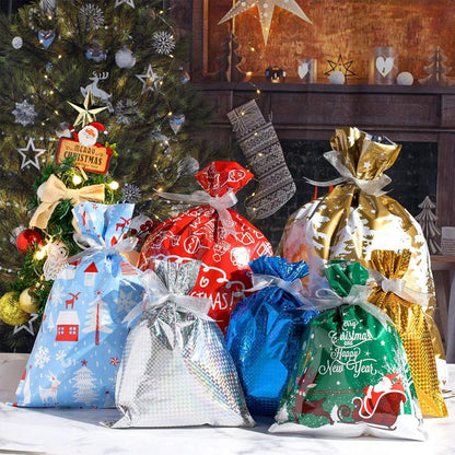Cilifer®🎄Drawstring Christmas Gift Bags (Biodegradable)