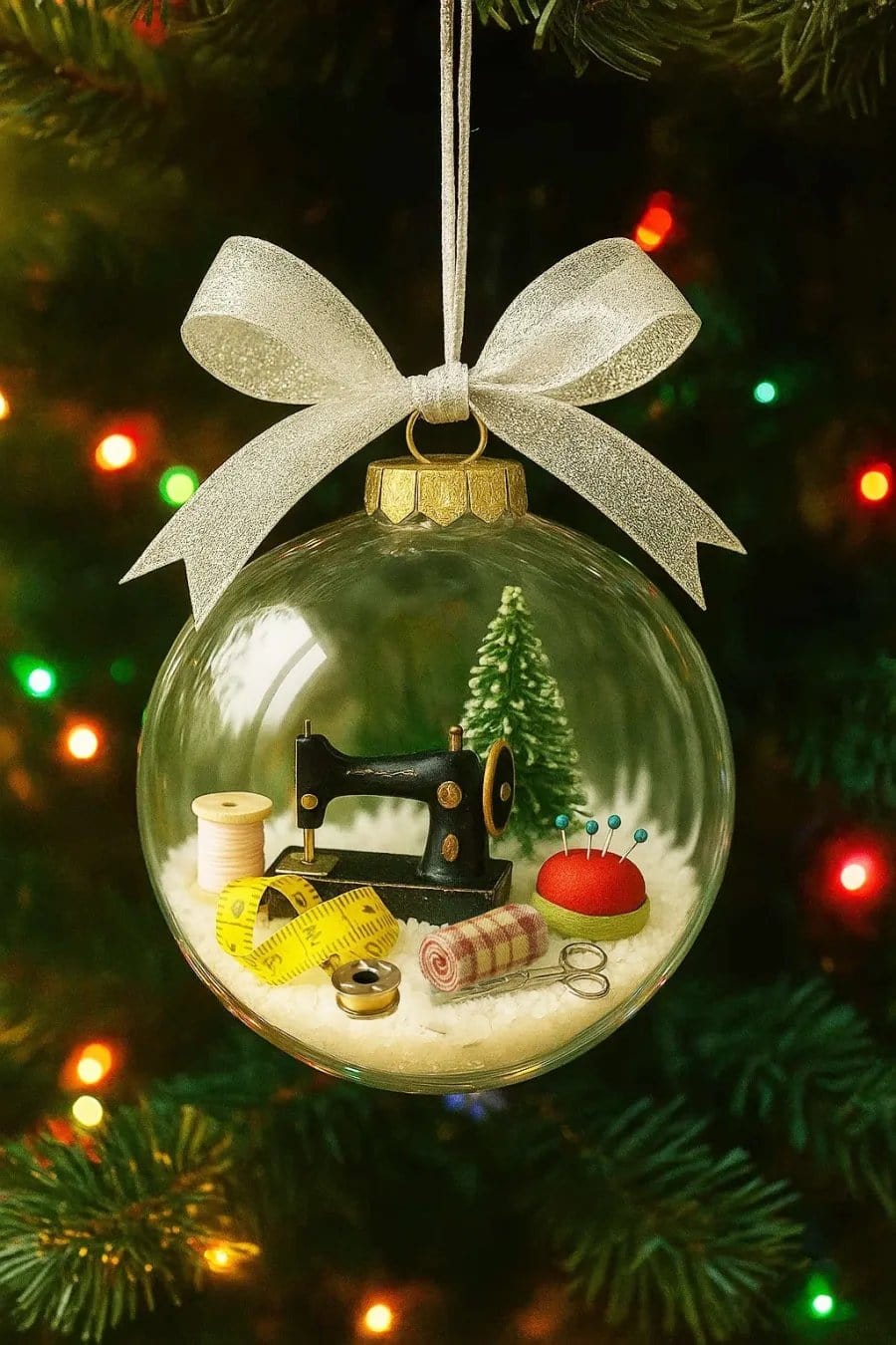CZTICLE®🔥Last Day 49% OFF - Holiday Sewing Snow Globe Ornament