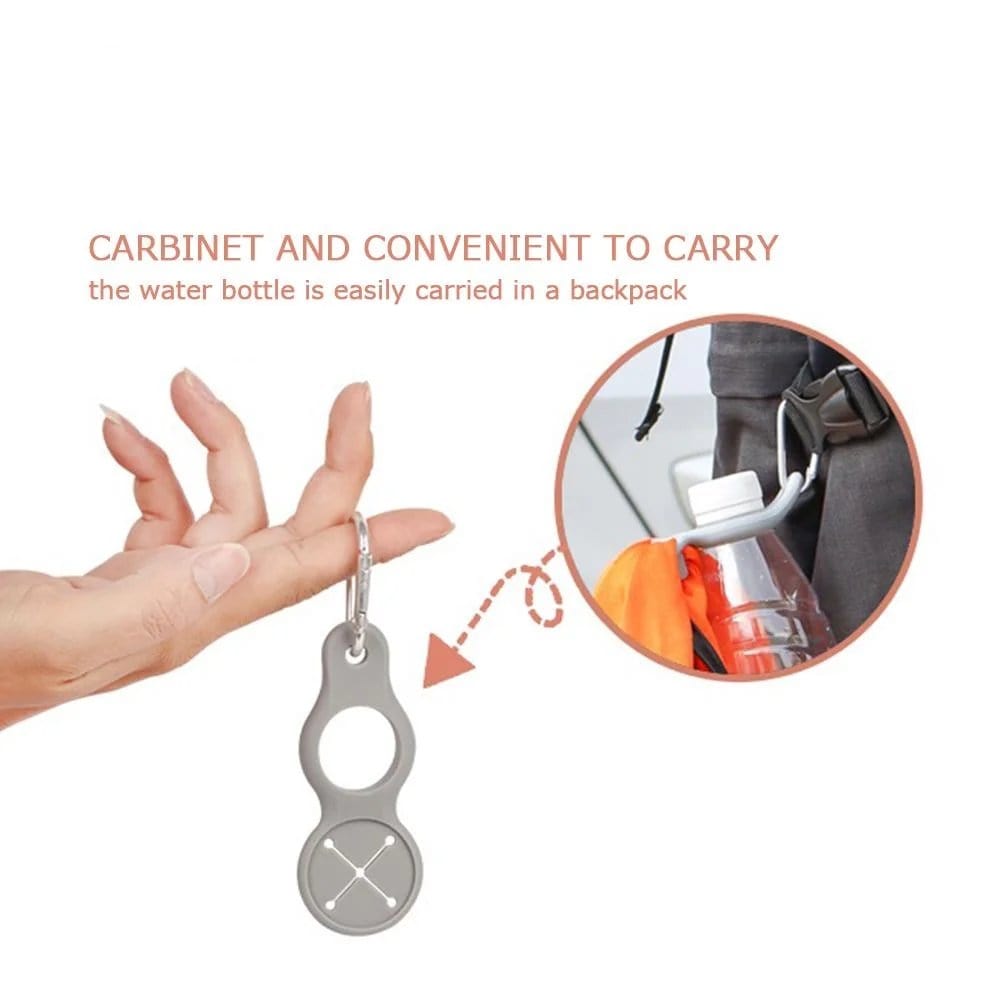 Cilifer®Silicone Sport Kettle Buckle Outdoor Carabiner Water Bottle Holder