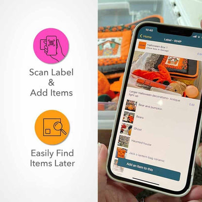 Cilifer®Original Color-Coded Scannable QR Labels (48 Pack)