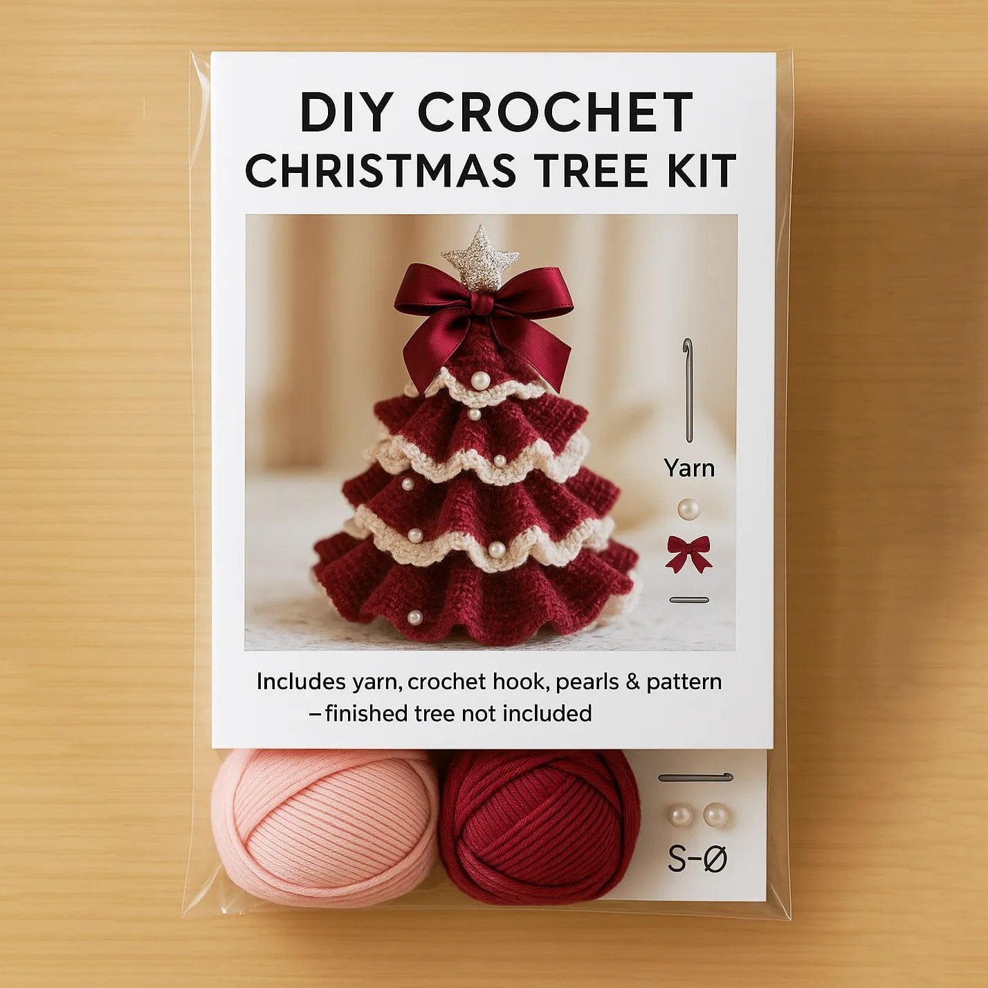 Cilifer®DIY Crochet Christmas Tree Kit – Create Your Own Holiday Magic