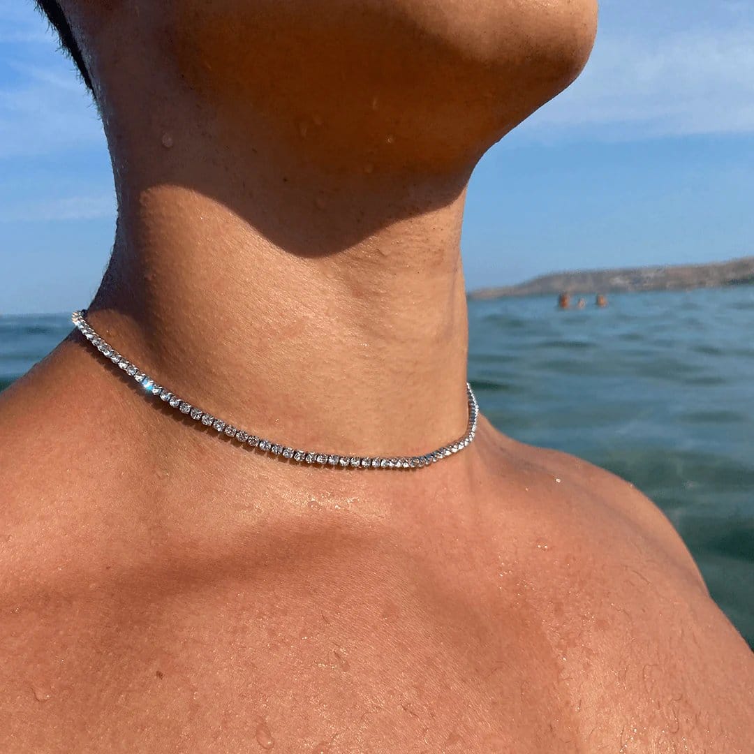 Cilifer®Crystal' Tennis Necklace + Free Bracelet