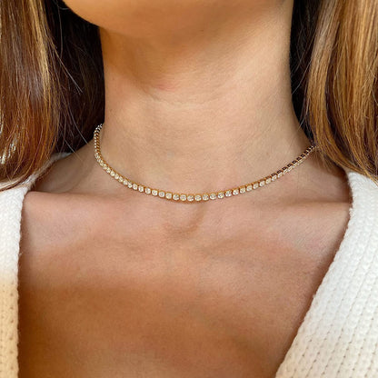 Cilifer®Crystal' Tennis Necklace + Free Bracelet