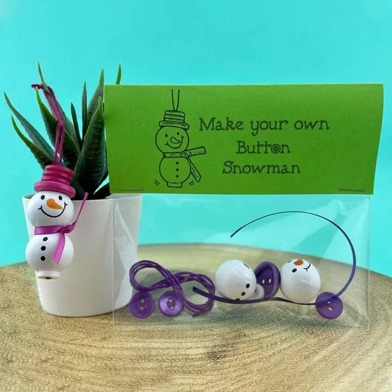 Cilifer®☃️ DIY Button Snowman Ornament Kit