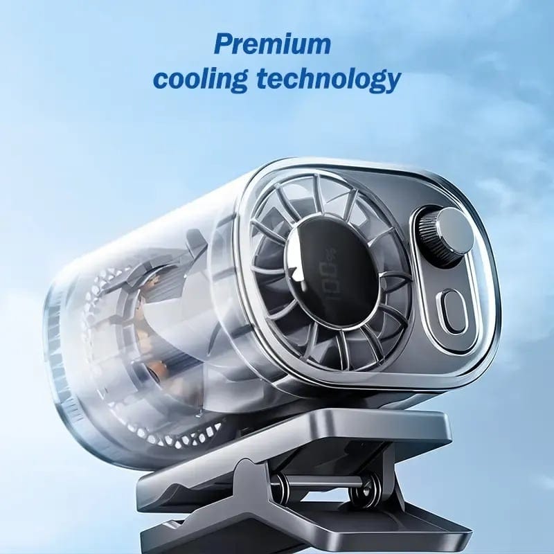 CZTICLE® 🏆 50K+ SOLD! – Almost Gone 🚗Car Clip On Fan 360°🔄| LED Display📈| USB⚡