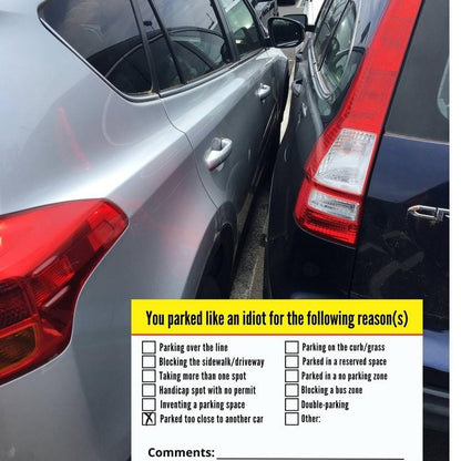 Cilifer®You Parked Like an Id10t Cards