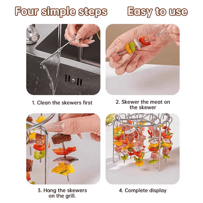 Cilifer®Air Fryer Barbecue Grill Vertical Barbecue Kebab