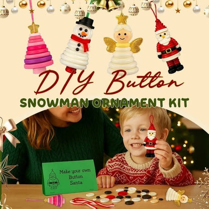 Cilifer®☃️ DIY Button Snowman Ornament Kit