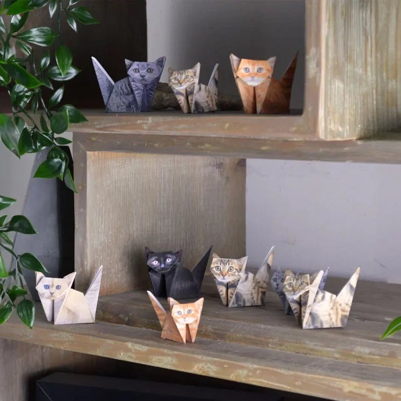 Cilifer®😻✨Easy DIY Paper Cats Kit | Guided Lines & Instructions Included 🎁