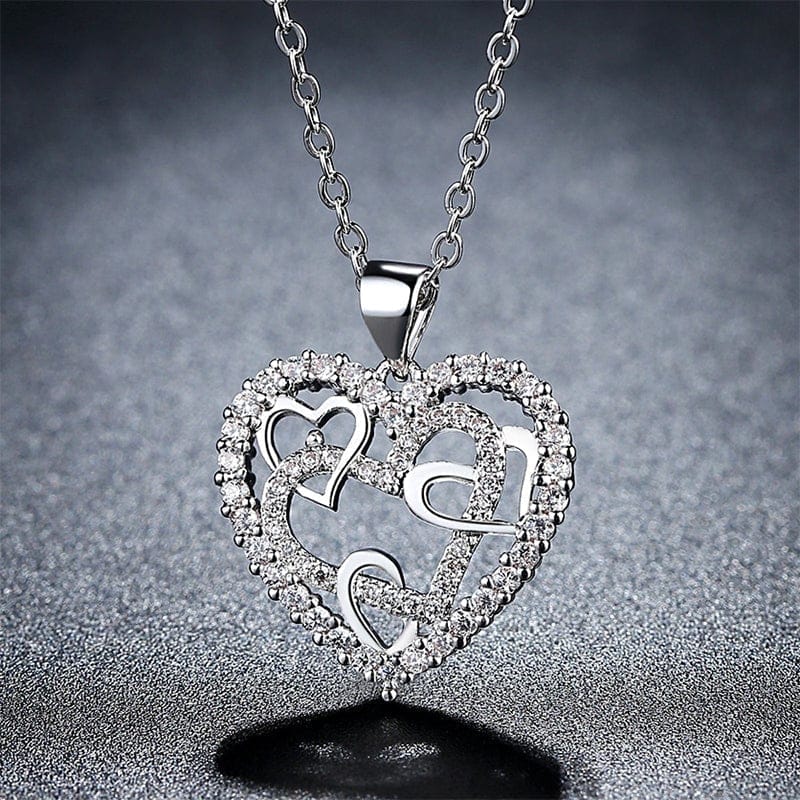 Cilifer®Interlocking Hearts Necklace