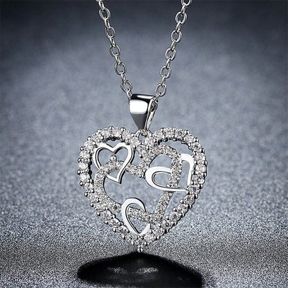 Cilifer®Interlocking Hearts Necklace