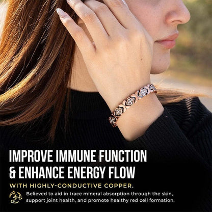 CZTICLE®🚀 Fresh Week Fresh Discounts 60% OFF -🍀Clover Copper Magnet Bracelet