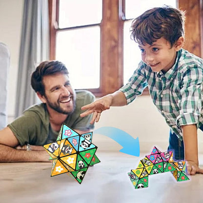 CZTICLE®Creative Folding Panda Cube Toy for Kids