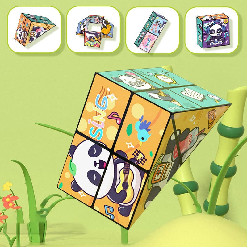 CZTICLE®Creative Folding Panda Cube Toy for Kids