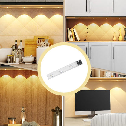 CZTICLE®Punch-free Smart Sensor Magnetic Rechargeable LED Lights