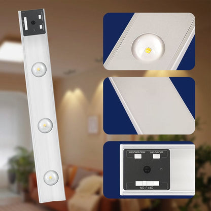 CZTICLE®Punch-free Smart Sensor Magnetic Rechargeable LED Lights
