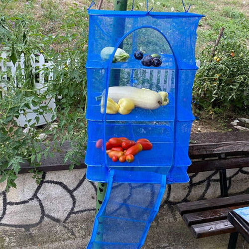 CZTICLE®Multipurpose Foldable Hanging Drying Mesh Rack with Hook