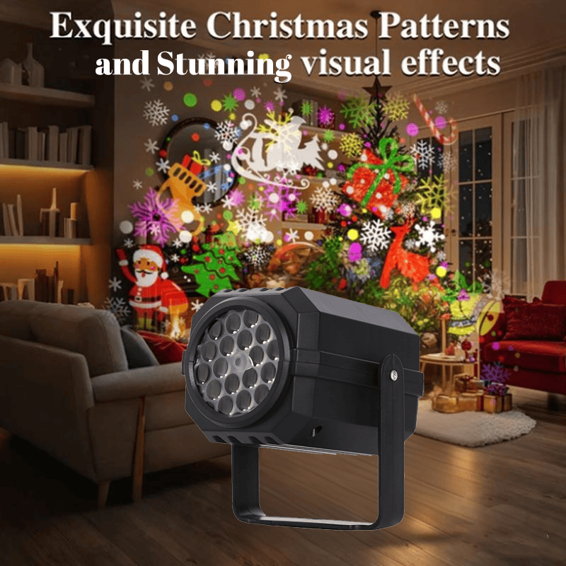 Cilifer®Rotating LED Christmas Pattern Projector Light