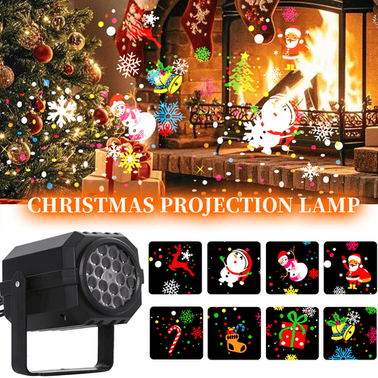 Cilifer®Rotating LED Christmas Pattern Projector Light